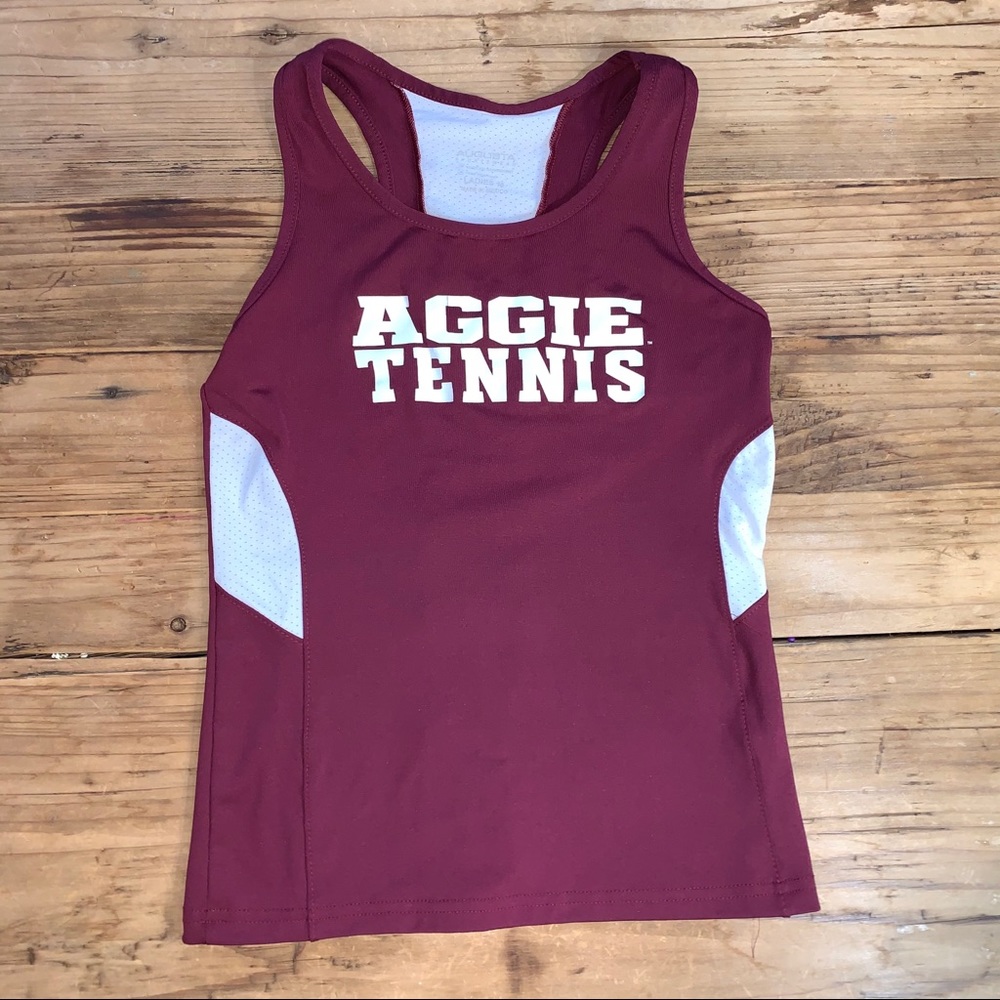 Texas A&M Aggie Tennis Medium Athletic Tank Top